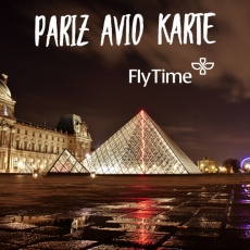 PARIZ - POVRATNE AVIO KARTE OD 189 EUR!